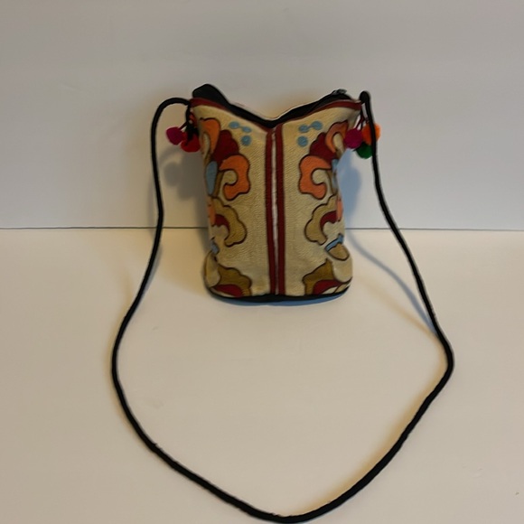 Embroider Small Detail Light Market Sac - Picture 2 of 10